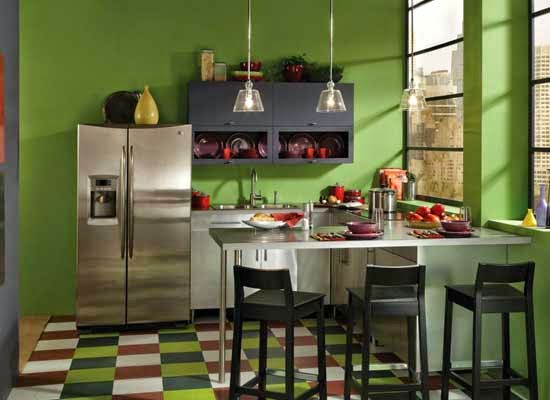 13 Desain Dapur Minimalis Warna Hijau Blog Rumah Image Hgtv