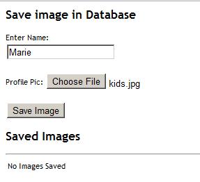 PHP Drops: Save image in database(MySQL & Blob datatype)
