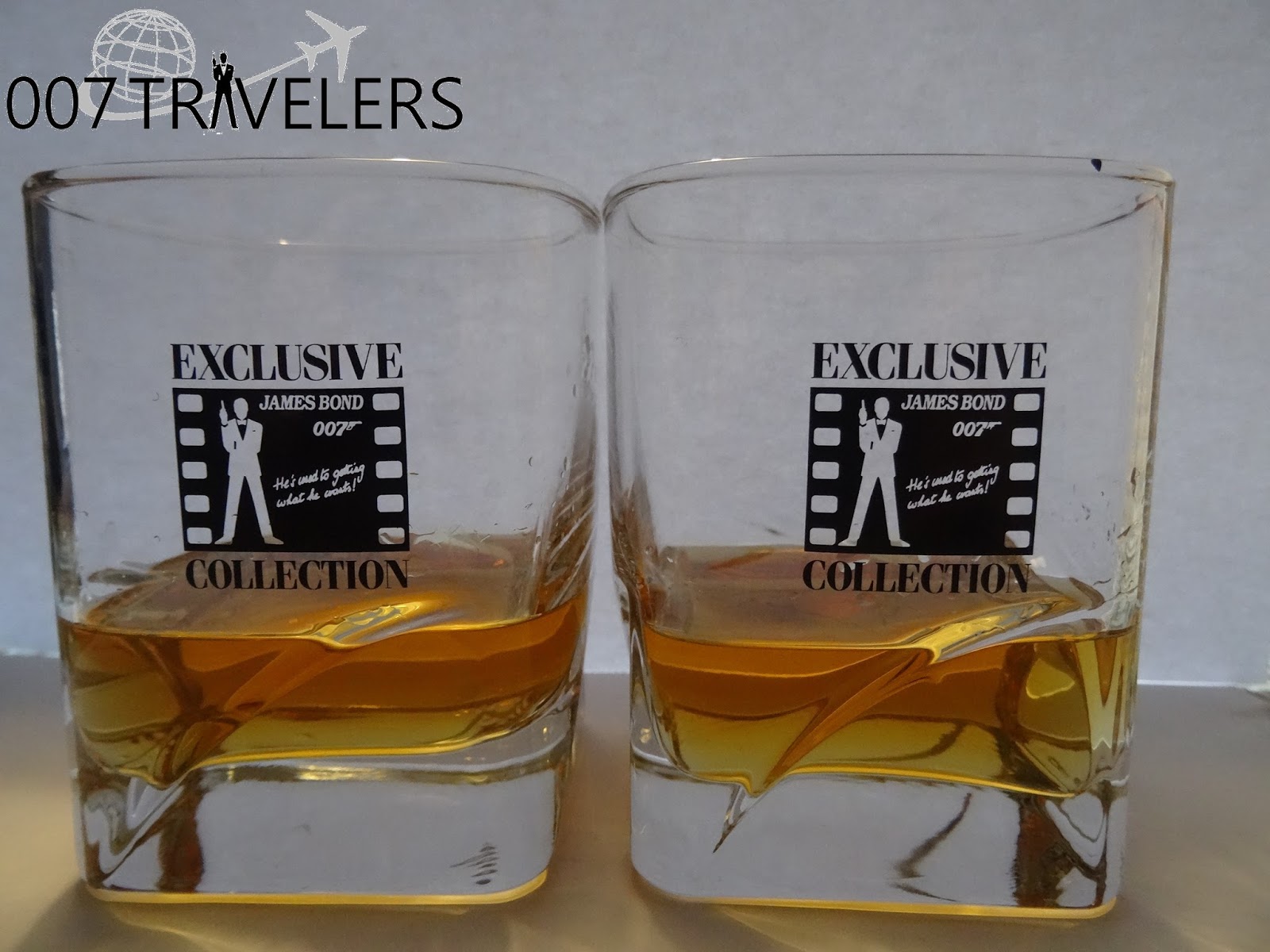 007 Item Exclusive collection James Bond 007 six whisky glasses