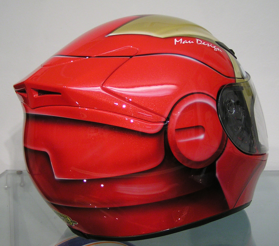AEROGRAFIE Mau Design: casco Iron Man - Iron Man Helmet