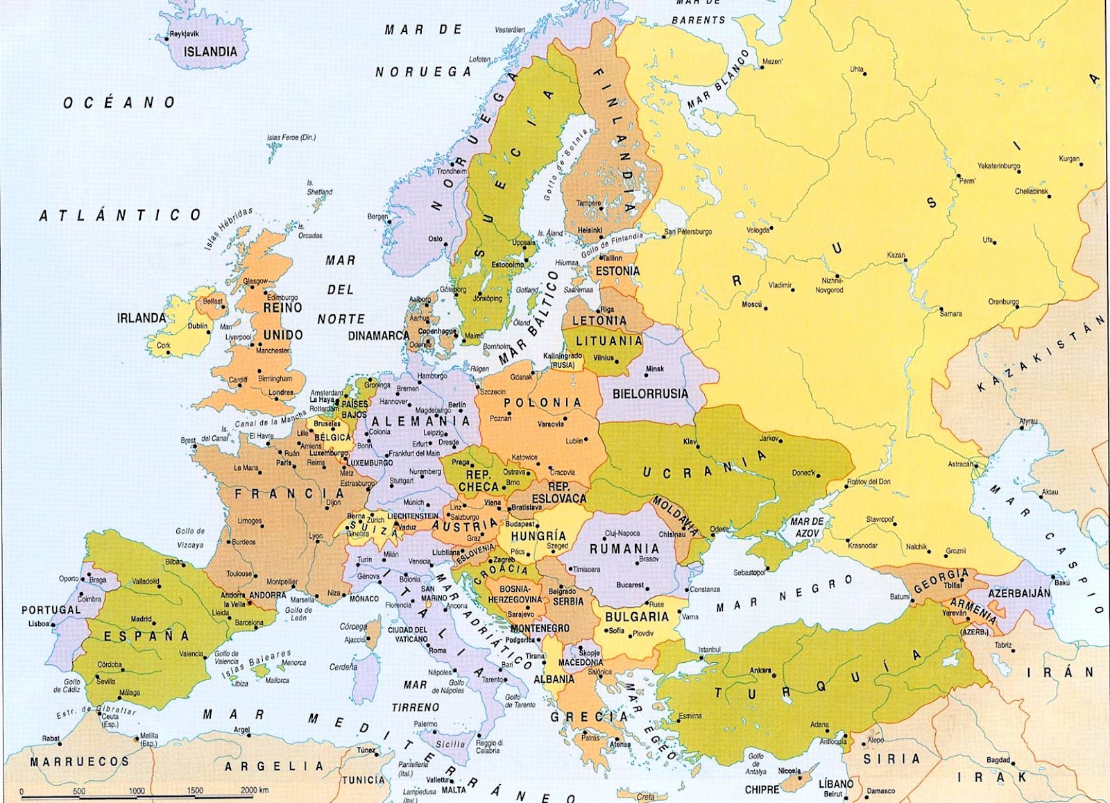 Ver Mapa De Europa Imagui
