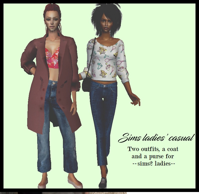 Outfit sets for sim ladies - Grecadea sims