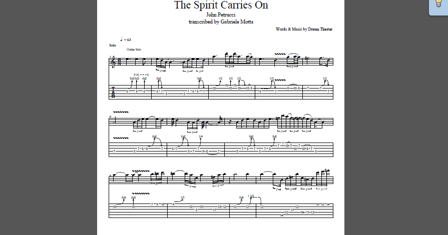 [PDF] Download Tab Guitar Spirit Carries On Dream