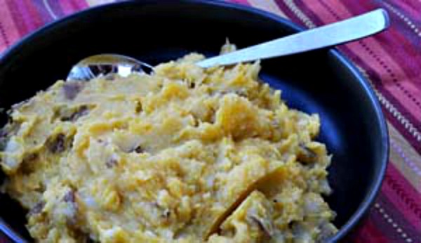 Butternut Squash Smashed Potatoes from Welcoming Kitchen