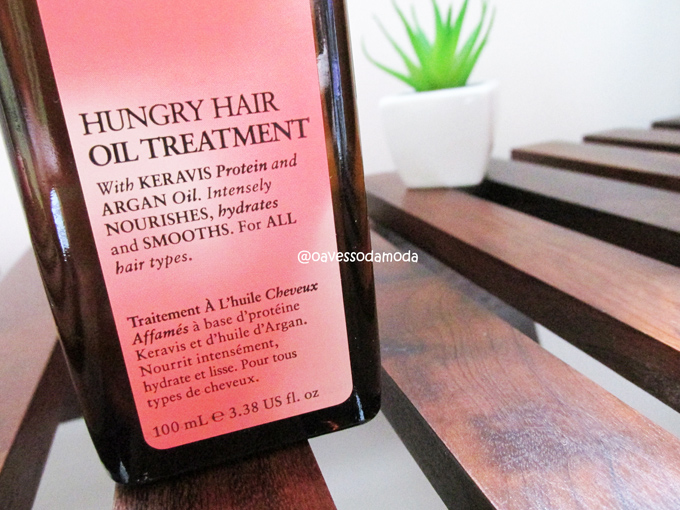 testei hungry hair oil treatment/evanyc o avesso da moda