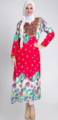 Contoh Model Busana Muslim Gaun Kaftan Contoh Model Busana Muslim Gaun Kaftan
