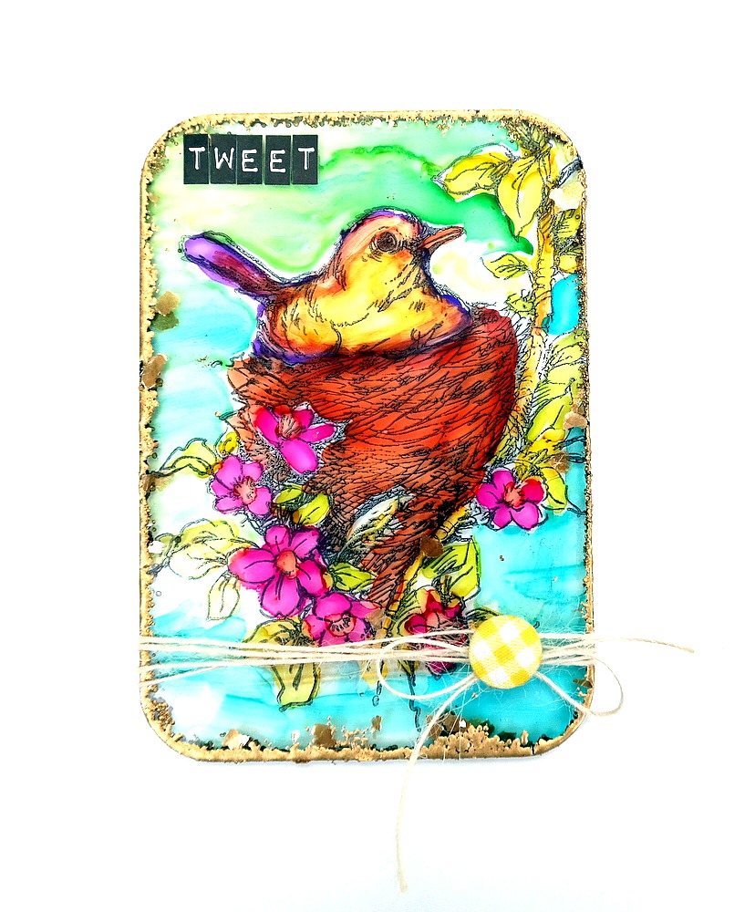 Tweet Acrylic Mixed Media Board Tando Creative