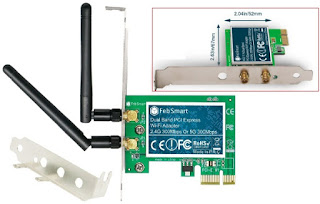 https://blogladanguangku.blogspot.com - Feb Smart FS-600 Dual Band PCI-E Wireless Specifications: