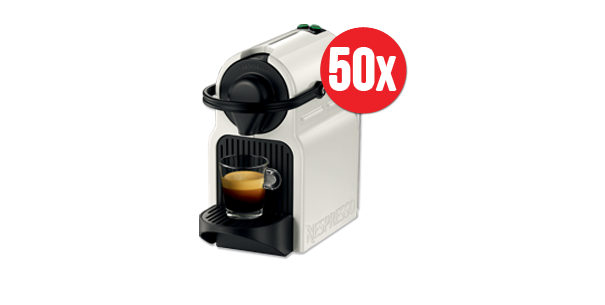 Wygraj ekspres do kawy Nespresso Inissia - 50 szt. czeka Konkurs
