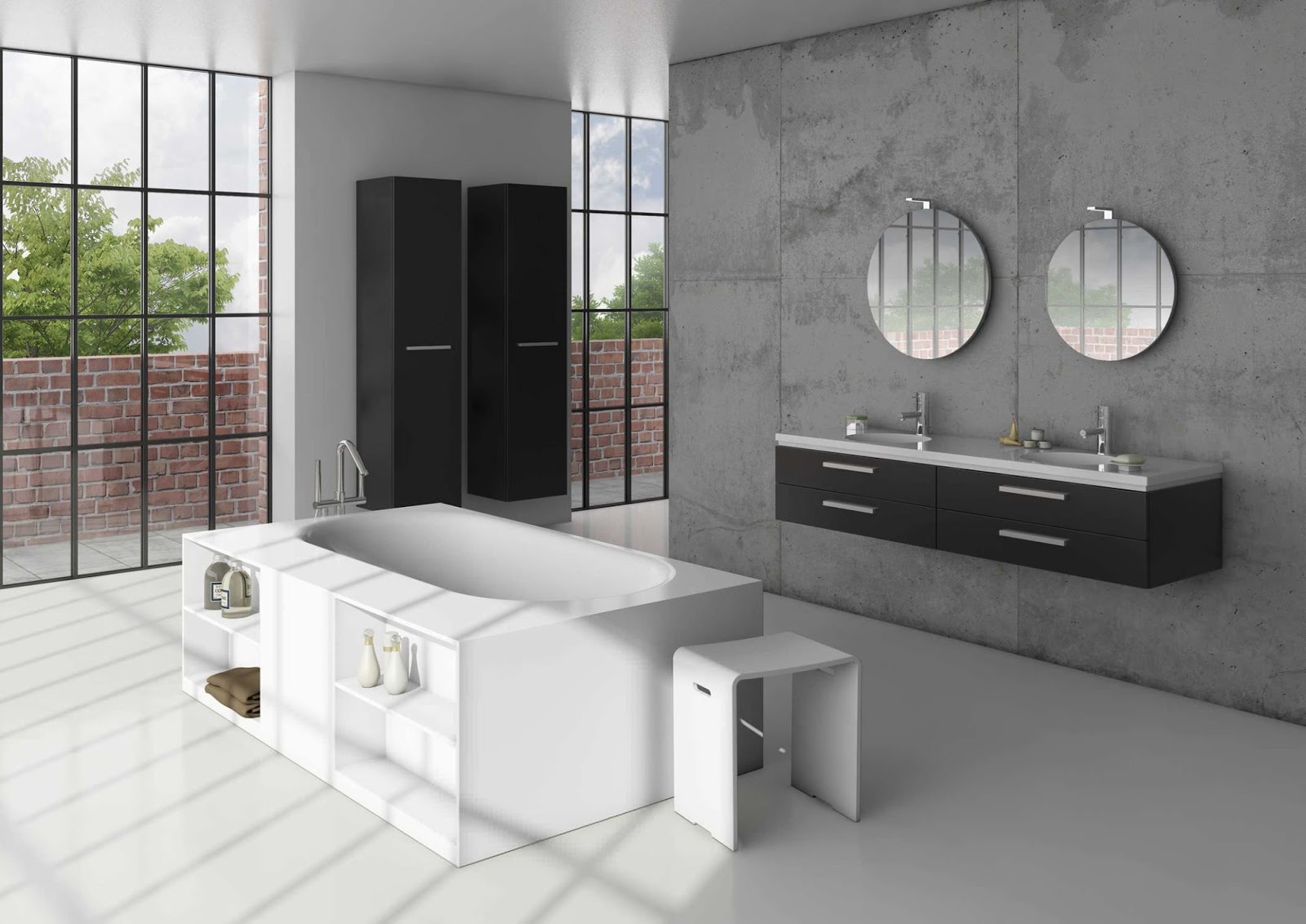 Side street style: modern bathroom inspiration