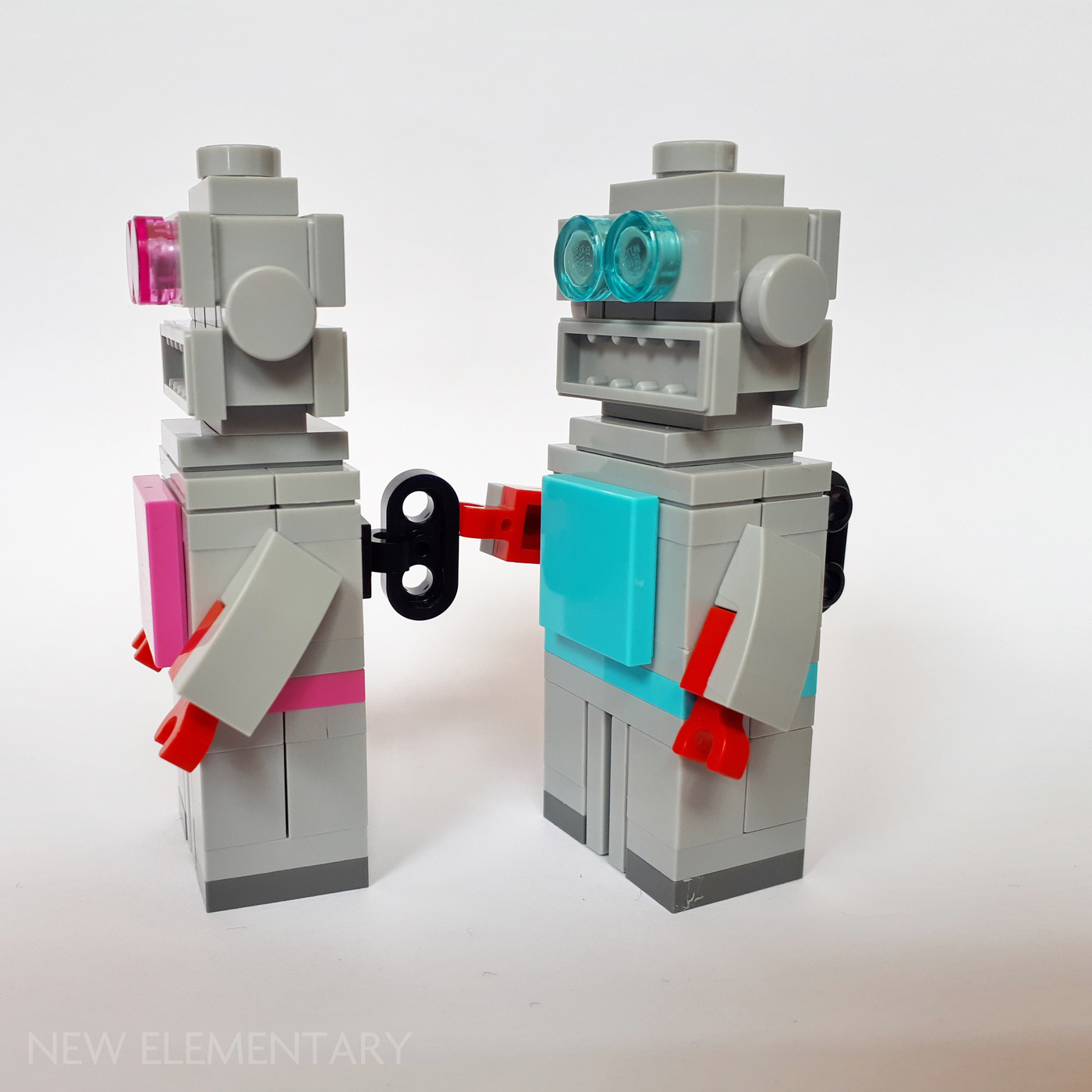 Lego top clockwork robot