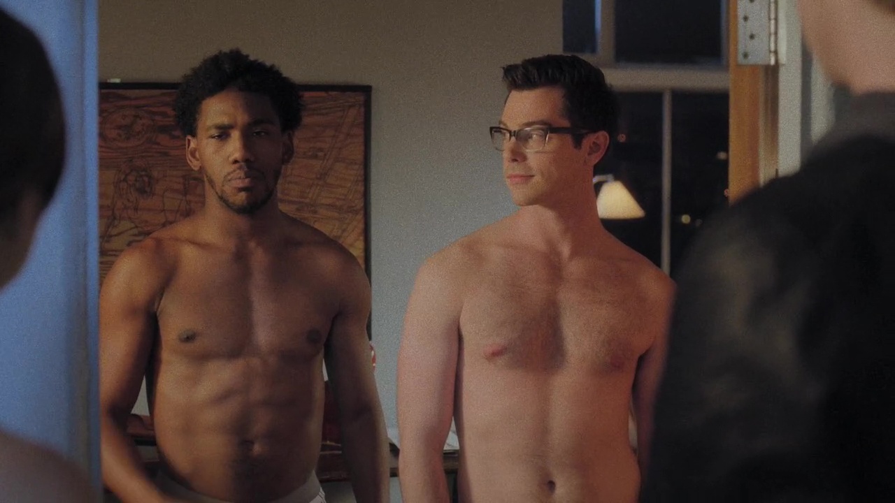 Brandon Mychal Smith and Trey Gerrald shirtless in You're The Worst 1-...