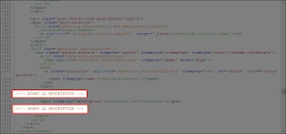 Repérer l'emplacement et ajouter un code XML avant ou après