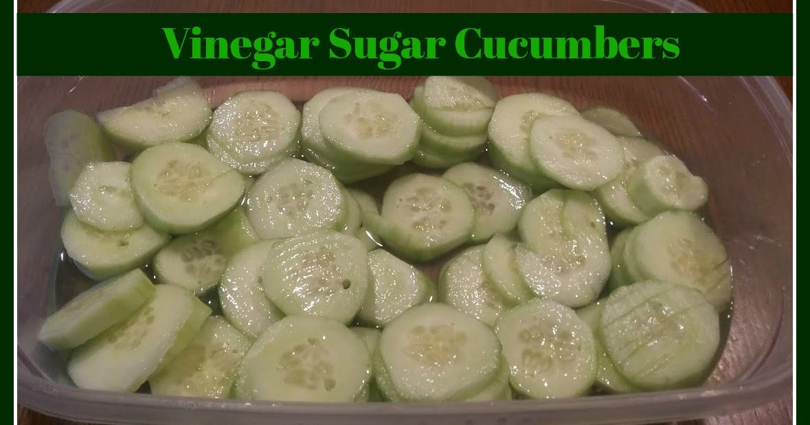 Vinegar & Sugar Cucumbers TJ Homeschooling