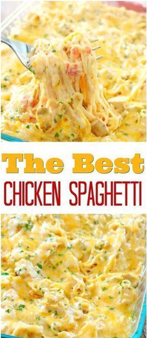 The Best Chicken Spaghetti - Kitchen Needed