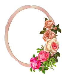 flower frame rose pink digital floral roses clipart ribbon frames transparent center borders 1335 1600 idea project webstockreview clipartmag pikpng