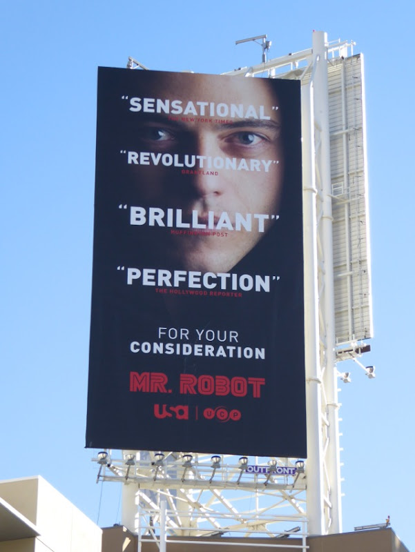For your consideration Mr. Robot billboard Vine Street Mr Robot For your consideration billboard