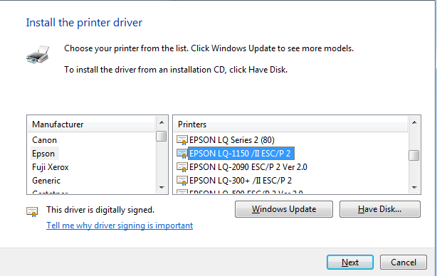 Gratis Driver Epson Lx-300+ Windows 7