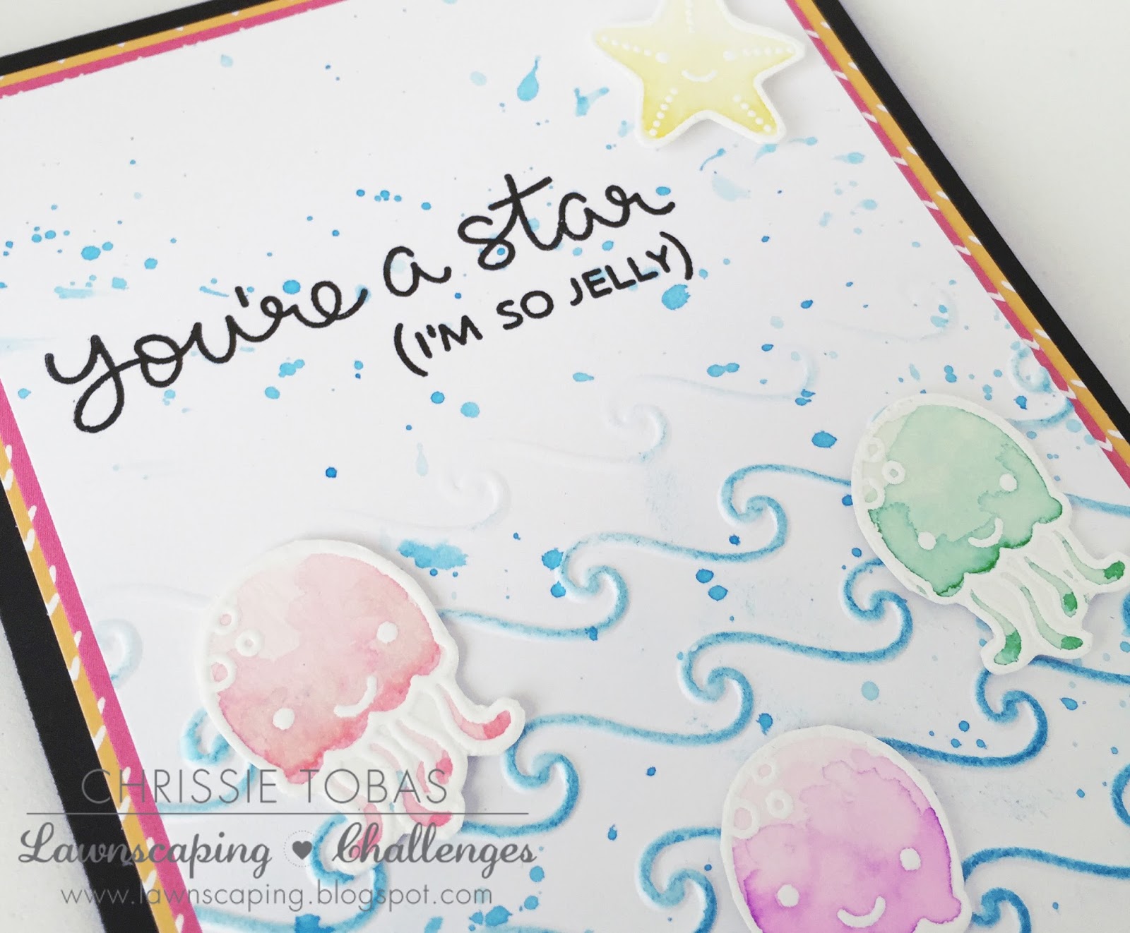 Harvest Moon Papiere Lawnscaping Challenge 112 Embossing Sponsored