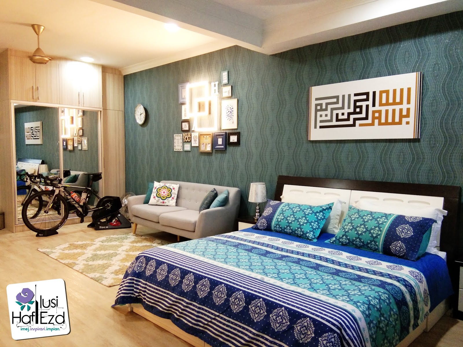 Airaniez S Life Susun Atur Bilik Diubah Lantas Yang Luas Ini Terbahagi Kepada Beberapa Ruang Iaitu Almari Baju Kerja Tidur Dan Santai