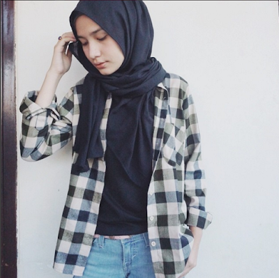 style kemeja flanel wanita hijab masa kini style kemeja flanel wanita hijab masa kini