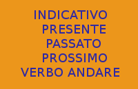 VERBO ANDARE - 10 FRASI CON INDICATIVO PRESENTE E PASSATO PROSSIMO