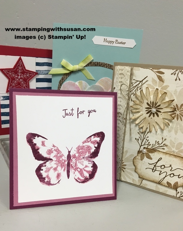 Stamping With Susan Video Tutorial Fun with Stampin' Up! Background Stamps