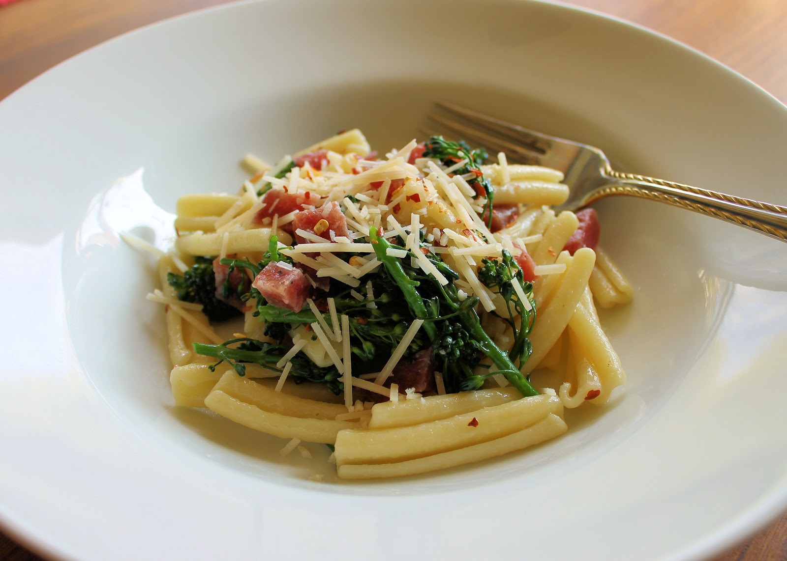 Pasta with Broccoli and Salami Enri Lemoine