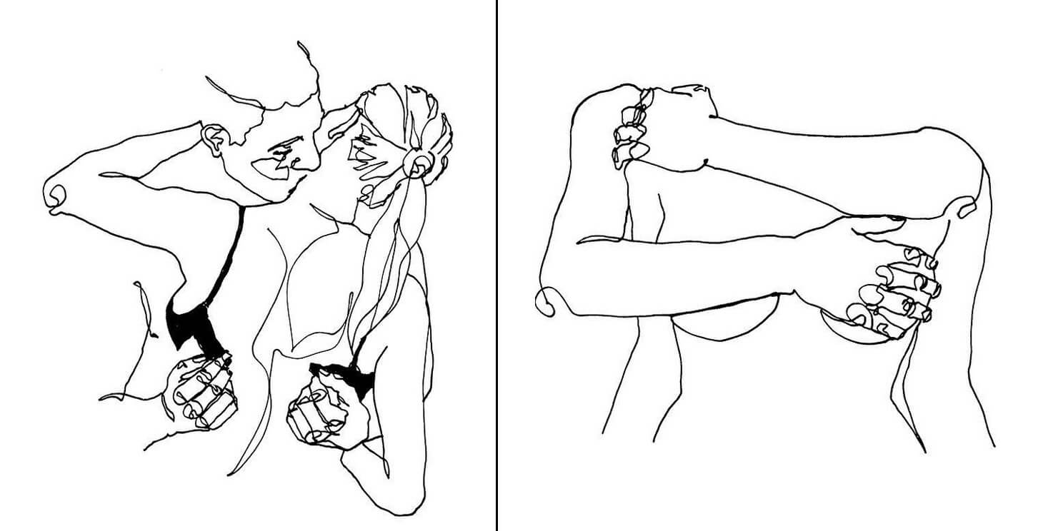 40 Amazing Artistic Sketches Depict The Ecstatic World Of Two Lovers 40 Amazing Artistic Sketches Depict The Ecstatic World Of Two Lovers
