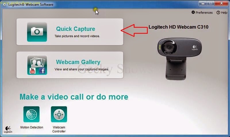 Logitech Webcam C310 - Geeky Shows