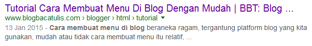 breadcrumbs masuk google