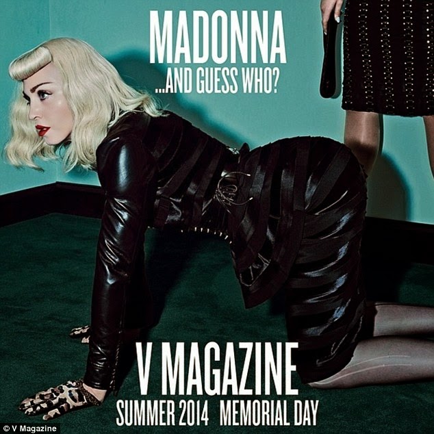 634px x 634px - Madonna And Katy Perry Do Bondage Themed Spread For V Magazine