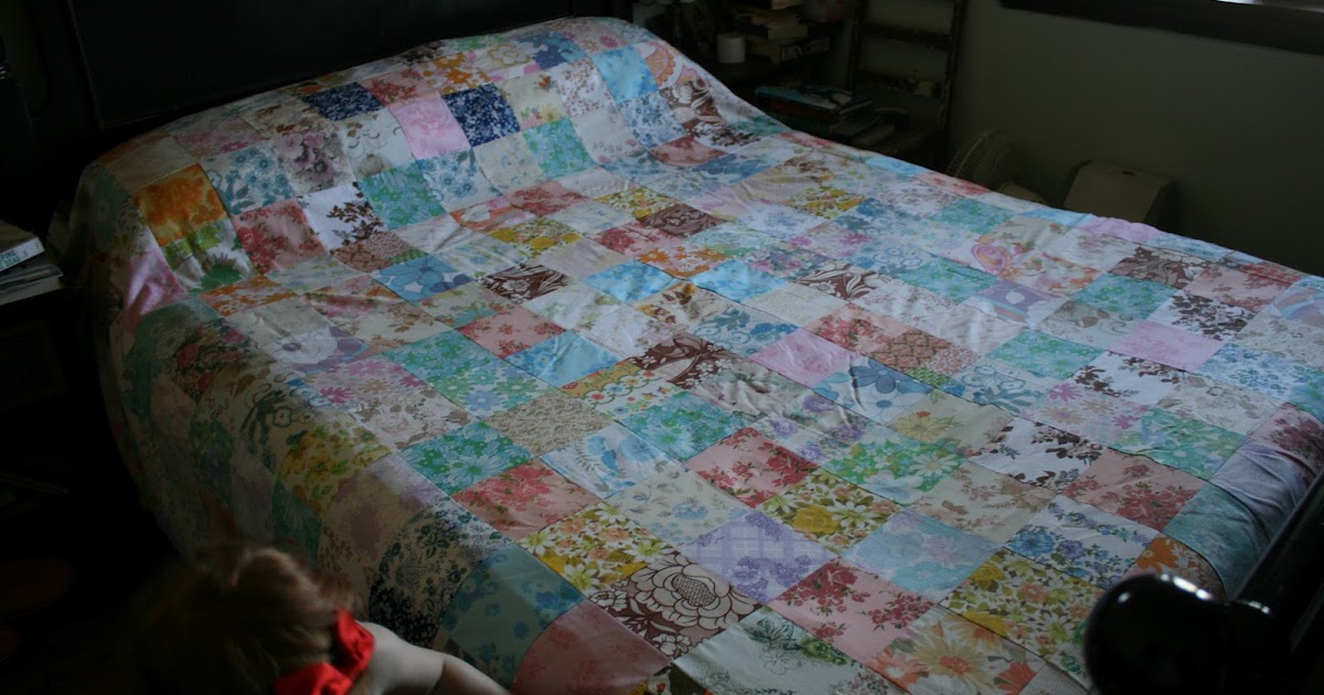 Amelie and Atticus Vintage Sheet Picnic Blankets