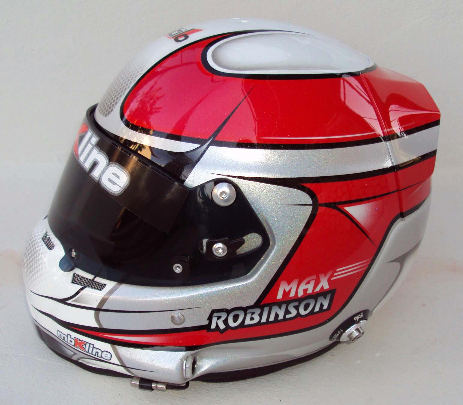 Racing Helmets Garage: Stilo ST4 M.Robinson 2013 by MB K Line