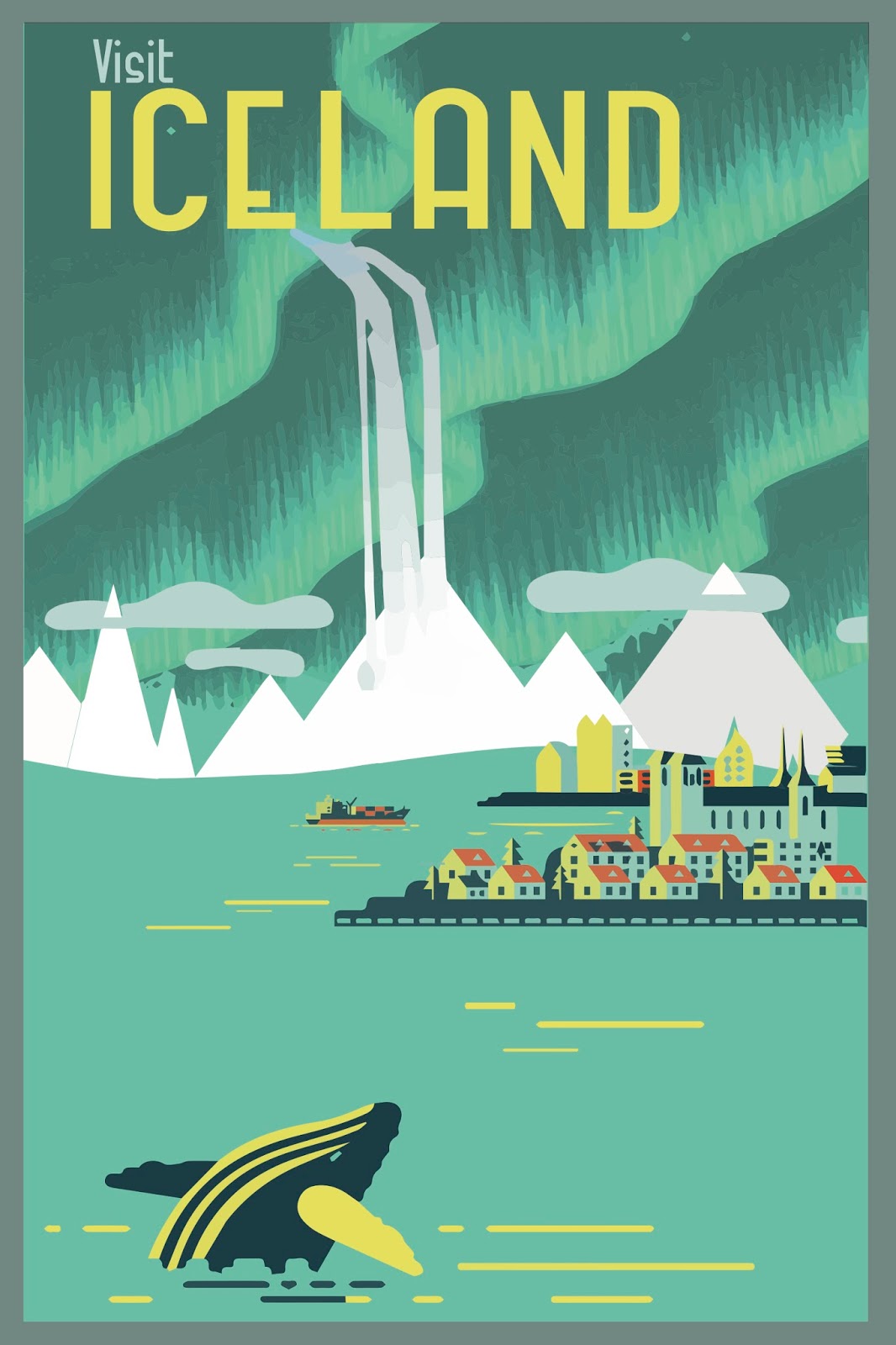 Fiona's Graphic Design: Vintage Travel Poster