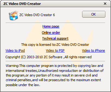 ZC Video DVD Creator 6 ZC Video DVD Creator 6