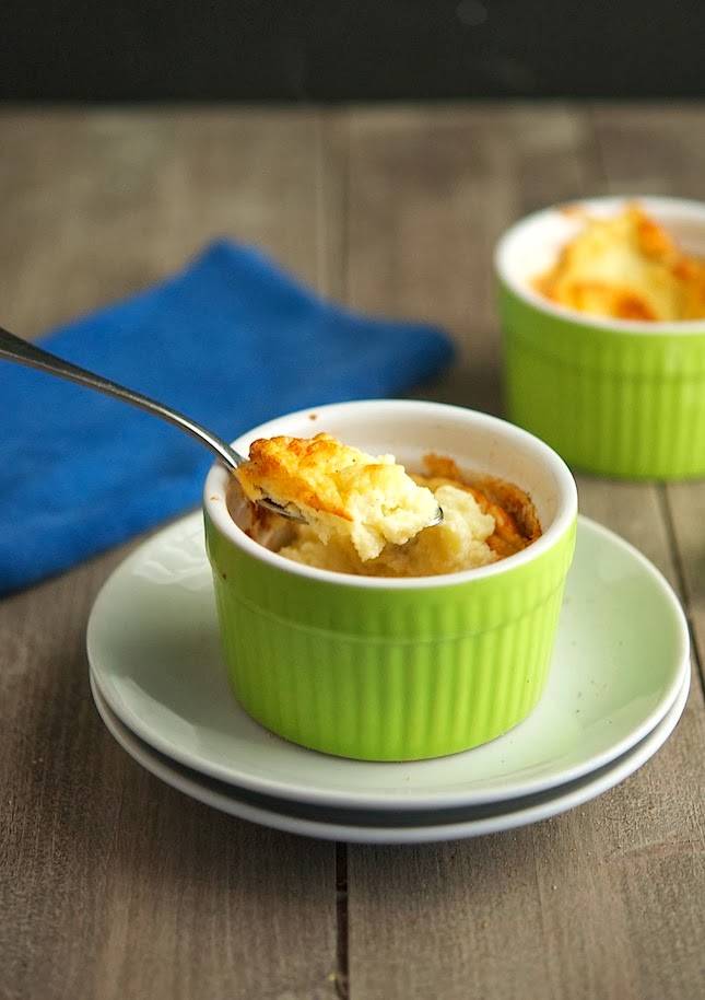 The Iron You Cheesy Cauliflower Soufflé (Low Carb & GlutenFree)