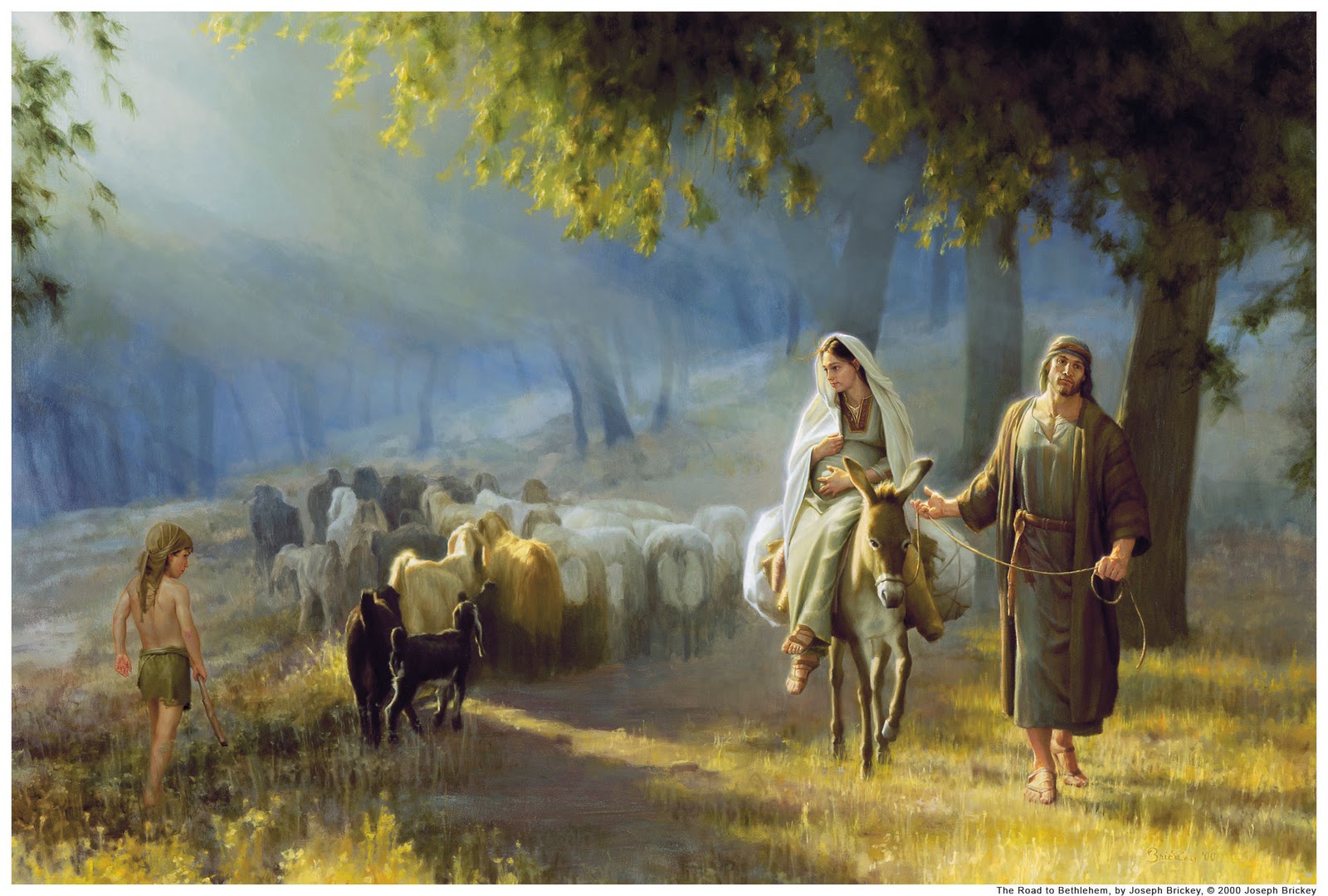 A Mortal Perspective Of Eternity Joseph And Mary Travel To Bethlehem 