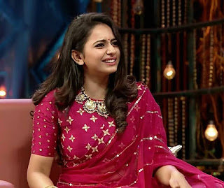 Actress Rakul Preet Singh Looking Beautiful In Saree Stills