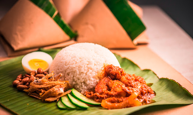 Nasi Lemak, a Malaysia's national dish
