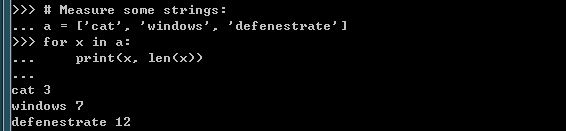 程式扎記: [ The python tutorial ] 4. More Control Flow Tools
