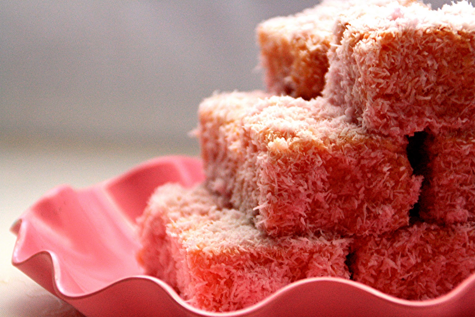 Desirvientadas Raspberry Lamingtons