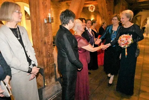 Princess Benedikte of Denmark attended the 40th anniversary dinner for the International Women's Club