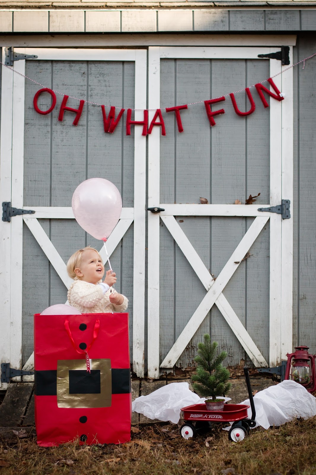 Jennifer Noel Burns Photography Christmas Themed Sibling Gender Reveal