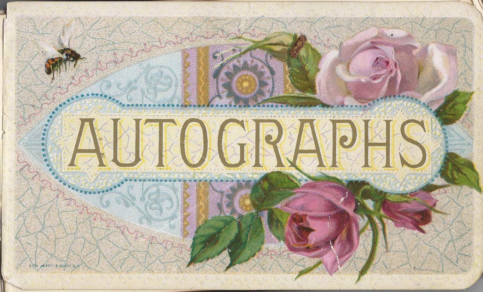 Heirlooms Reunited 1890s Autograph Album of Student at East Vassalboro