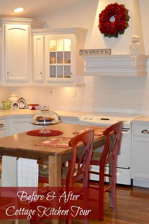 Before And After White Cottage Style Kitchen 