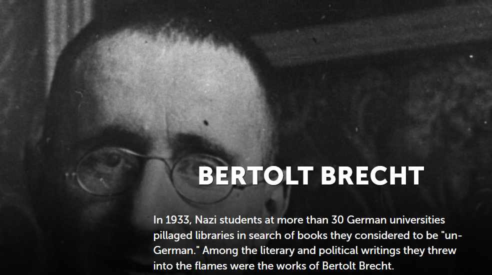Tony Greenstein's Blog: The Poetry of Bertolt Brecht – an anti-fascist and  a communist
