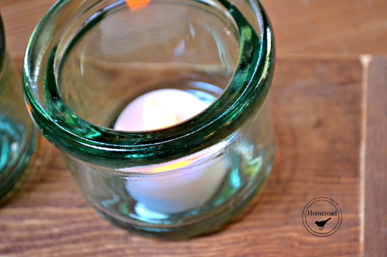 Recycled Glass Tea Light Holders