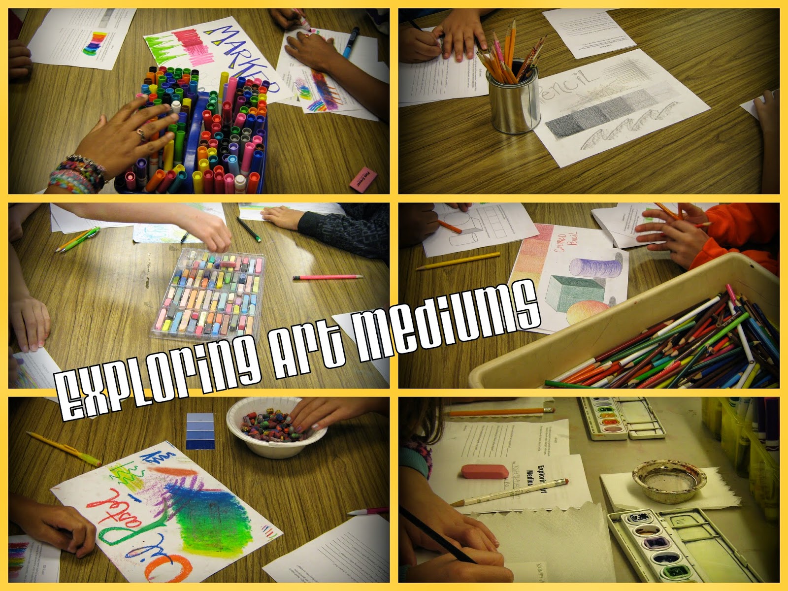 Art in the Middle...school Exploring Art Mediums