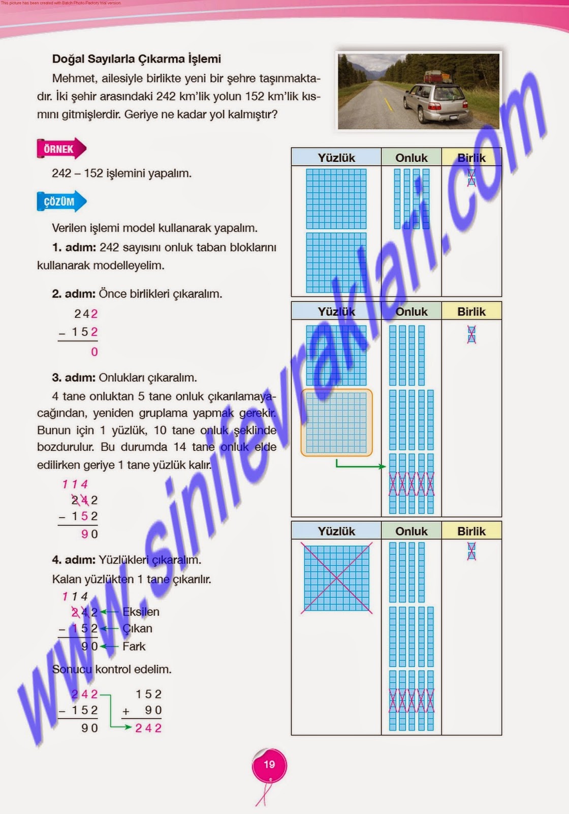 5. Sinif Matematik Pasifik Yayinlari Ders Kitabi Cevaplari Sayfa 19